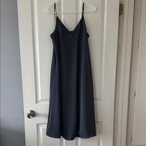 Uniqlo Dark Blue Midi Dress